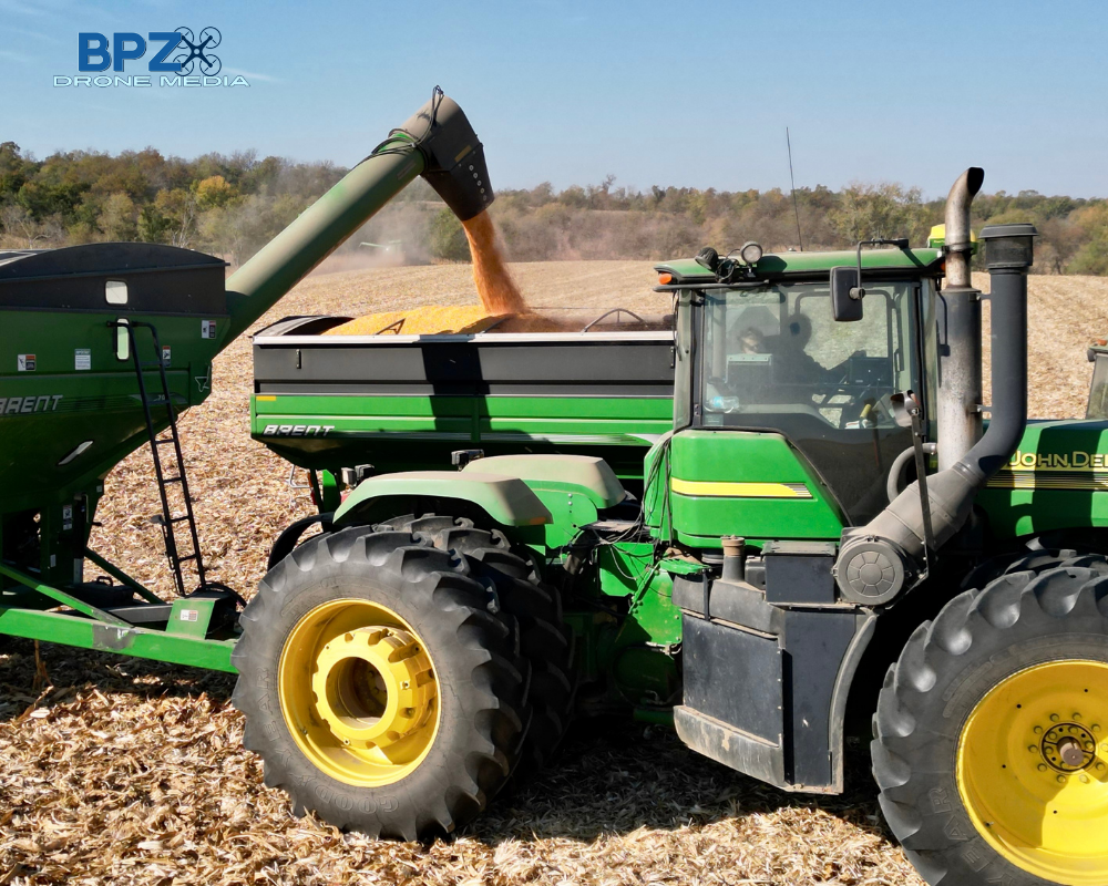 Drone Image of Iowa Farming