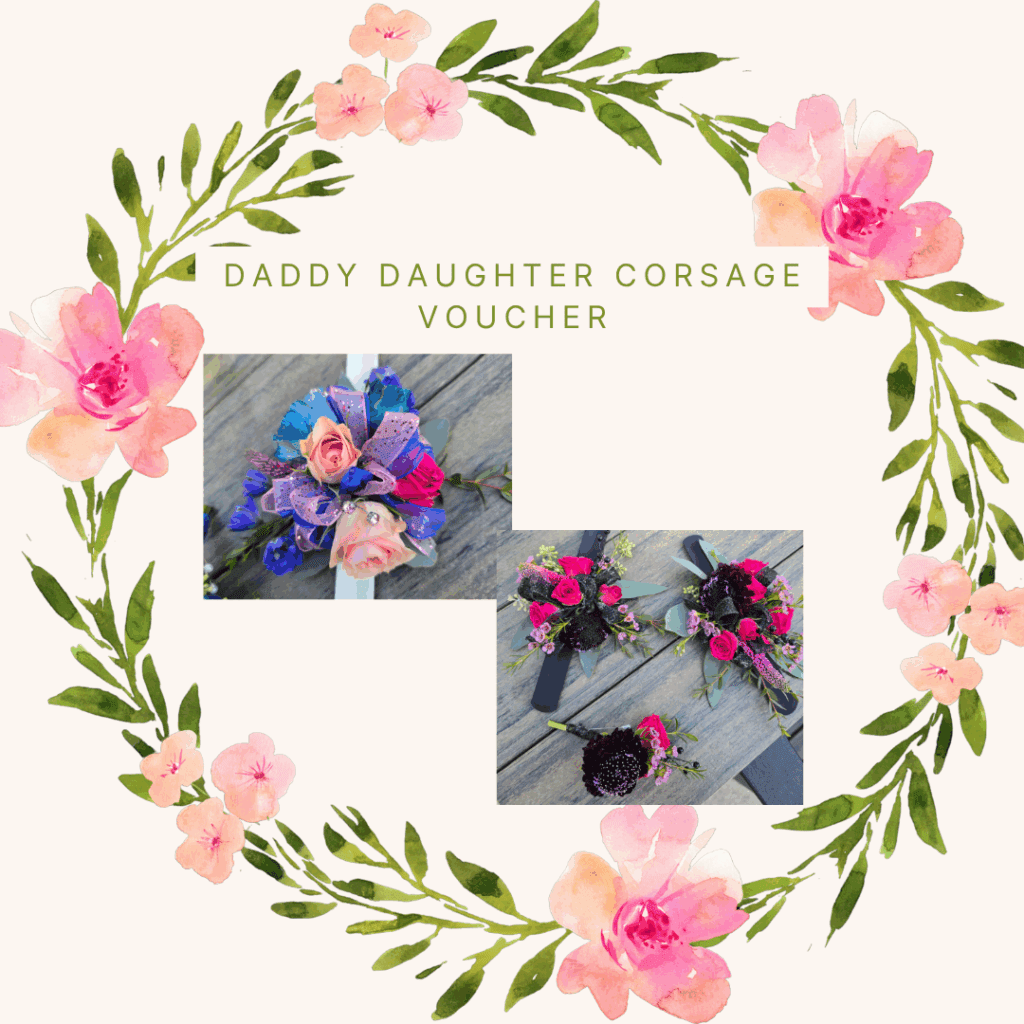 Daddy Daughter Dance Corsage Vouchers